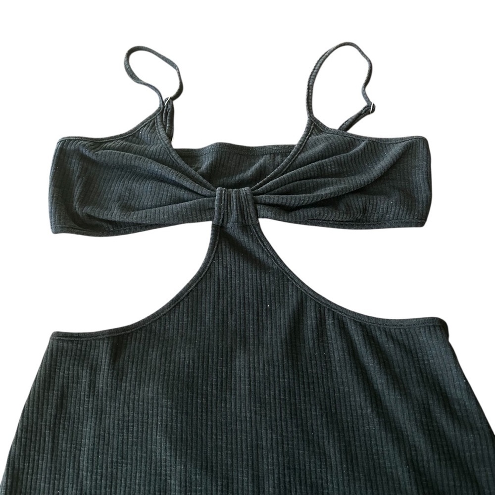 NEW Miou Muse | Ribbed Cutout Midi Dress - Picture 3 of 4
